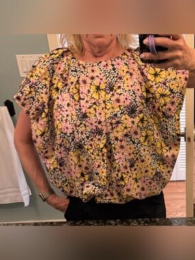 Dries Von Noten Floral Balloon Blouse